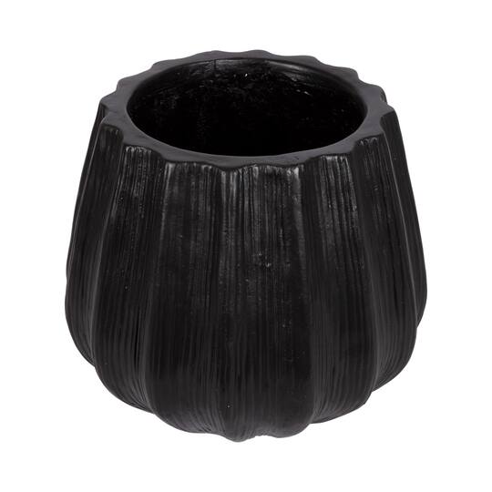 Kate and Laurel 7ft. Oliveira Faux Olive Tree with Claudel Scalloped Planter